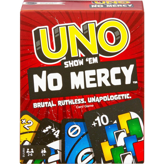 Uno Show ‘em No Mercy Card Game Parties and Travel With Extra Cards