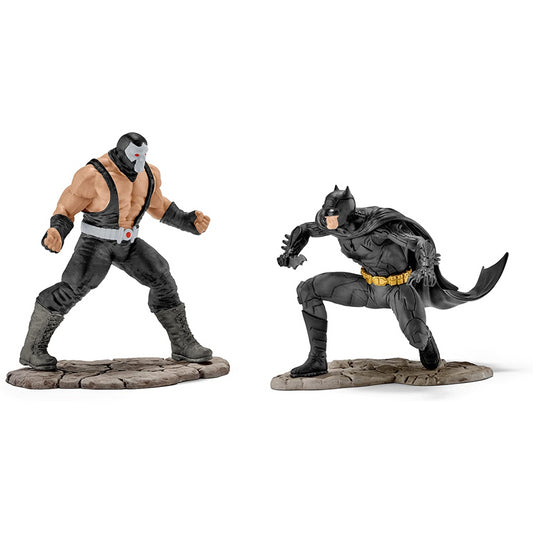 Schleich Justice League Figure 2 Pack - Batman Vs Bane