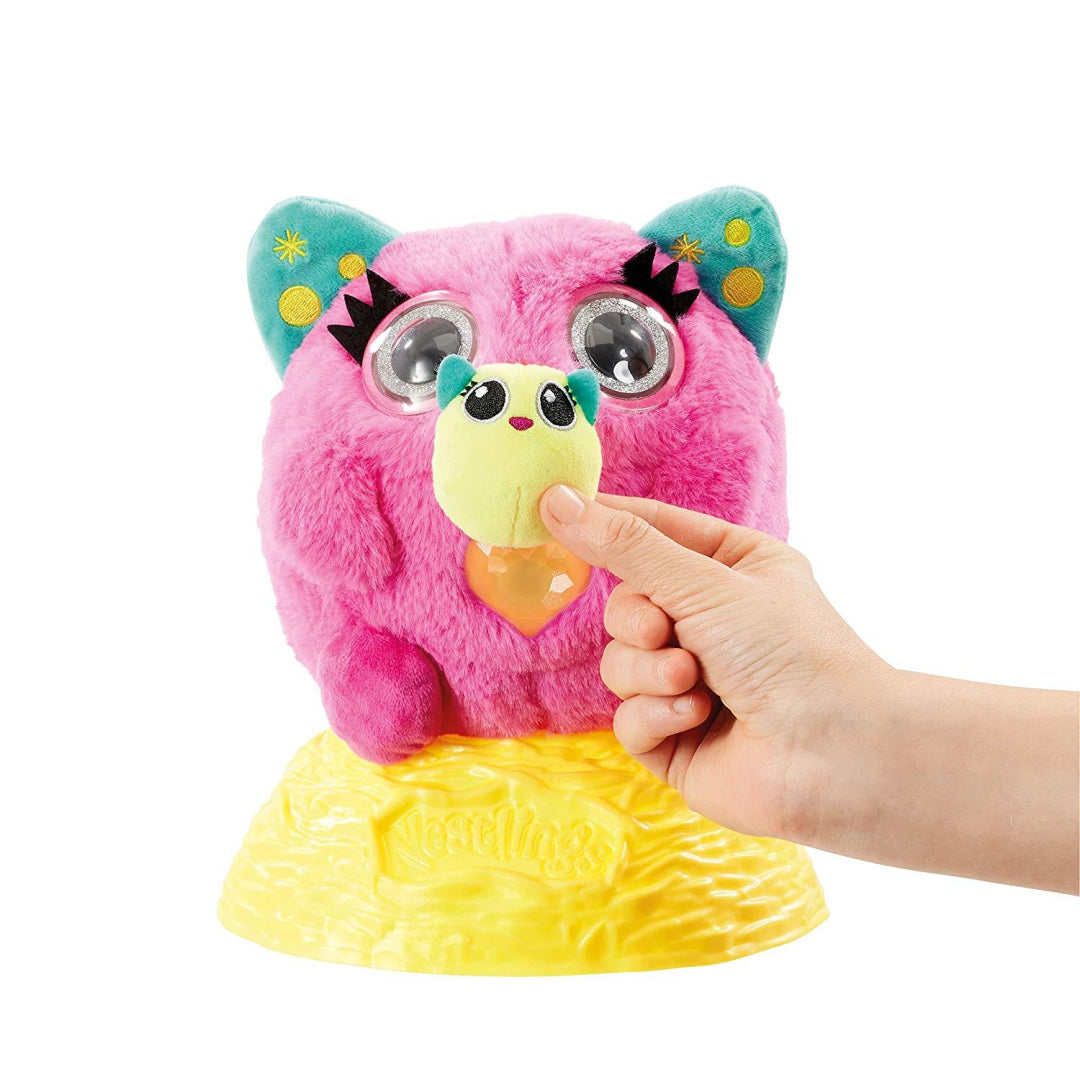 Nestlings Pink Electronic Pet and Babies with Lights and Sounds - Maqio