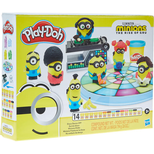 Play-Doh Minions The Rise of Gru Disco Dance-Off Toy with 14 Non-Toxic Pots
