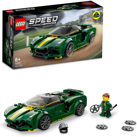 LEGO Speed Champions Lotus Evija Race Car Toy Model & Racing Driver 76907