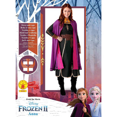 Rubie's Disney Frozen 2 Small (UK Size 8-10) Anna Deluxe Dress Adults Costume Ladies - UK Small 8-10