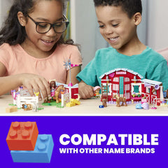 MEGA Barbie Horse Stables Building Set with 304 pieces