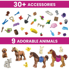 MEGA Barbie Horse Stables Building Set with 304 pieces