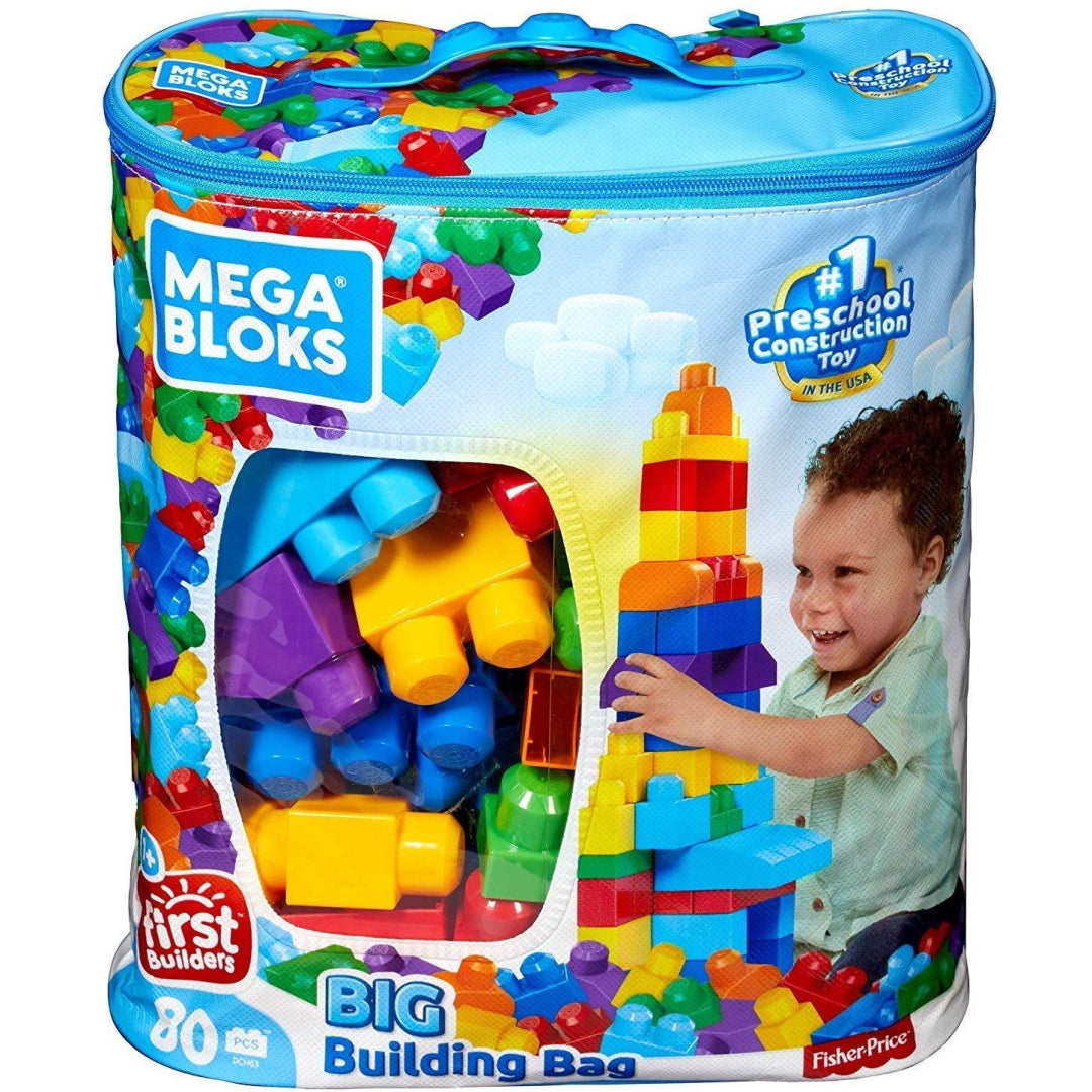 Mega Bloks Classic Big Building Bag - 80 Pieces DCH63 - Maqio