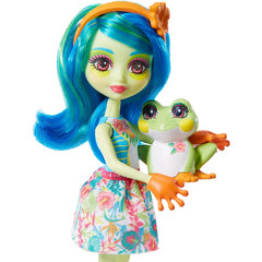 Enchantimals Tamika Tree Frog & Animal Friend Figure Burst