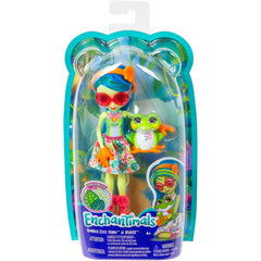 Enchantimals Tamika Tree Frog & Animal Friend Figure Burst