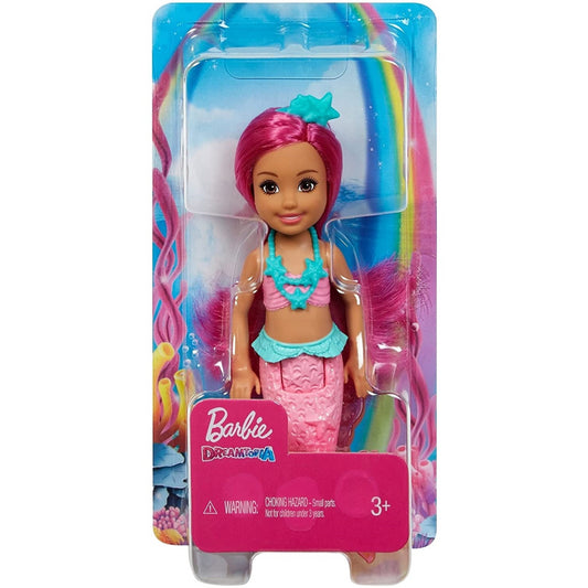 Barbie Dreamtopia Chelsea Mermaid Doll 6.5-Inch With Pink Hair And Tail