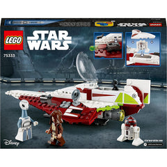 Lego Star Wars Obi-Wan Kenobi Jedi Starfighter Buildable Toy 75333