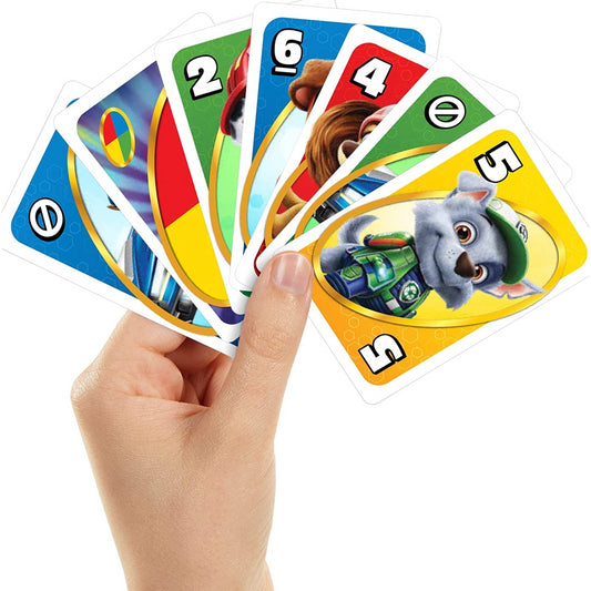 UNO Junior PAW Patrol Card Game with 56 Cards 2-4 Players