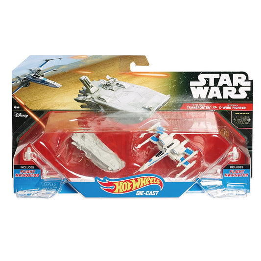 Hot Wheels Star Wars Transporter VS X-Wing Fighter includes Flight Navigator