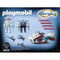 Playmobil 9003 Super 4 Skyjet with Dr. X and Robot - Maqio