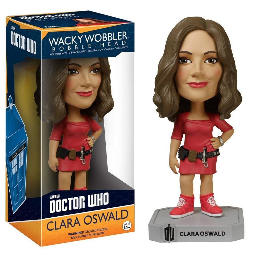 Doctor Who FUNKO! Pop Wacky Wobbler Clara Oswald Toy Figure - Maqio