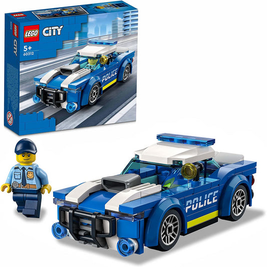 LEGO City Police Car Toy With Officer Minifigure 60312