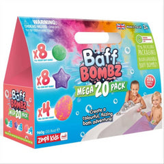 Zimpli Kids Baff Bombz Bath Toy Mega 20 Pack