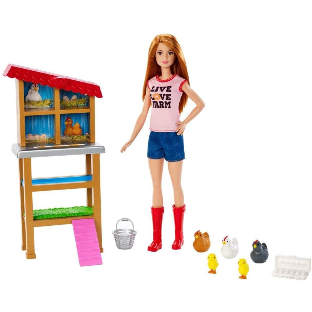 Barbie FXP15 Chicken Farmer Doll - Maqio