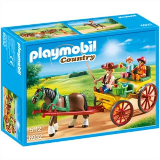 Playmobil Country Horse Drawn Wagon with Driver 6932