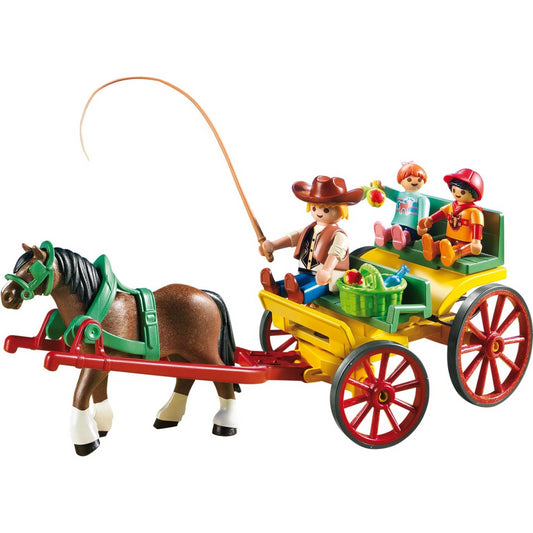 Playmobil Country Horse Drawn Wagon with Driver 6932