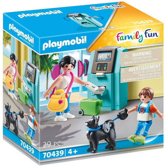 Playmobil Family Fun Beach Hotel Tourists with ATM  29pc 70439