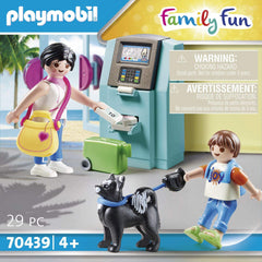 Playmobil Family Fun Beach Hotel Tourists with ATM  29pc 70439