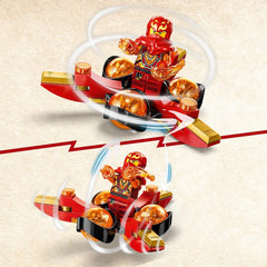 LEGO 71777 NINJAGO Kai's Dragon Power Spinjitzu Flip Toy