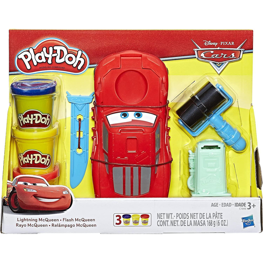 Play-Doh Disney Pixar Cars Lightning McQueen Playset C1043 - Maqio