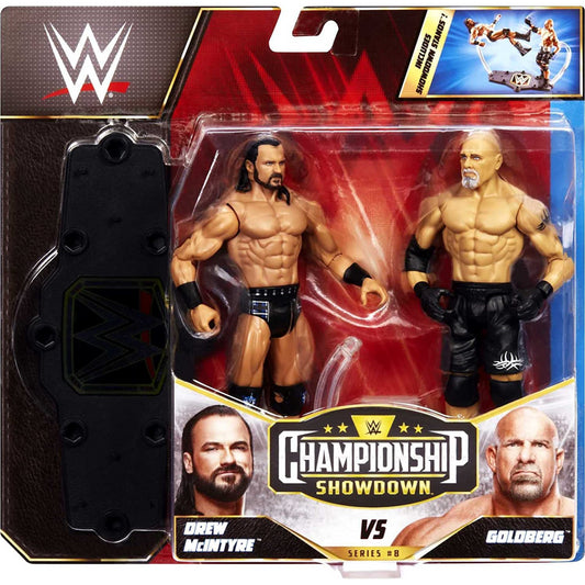 WWE Championship Showdown Drew McIntyre vs Goldberg 2-Pack Gift Set