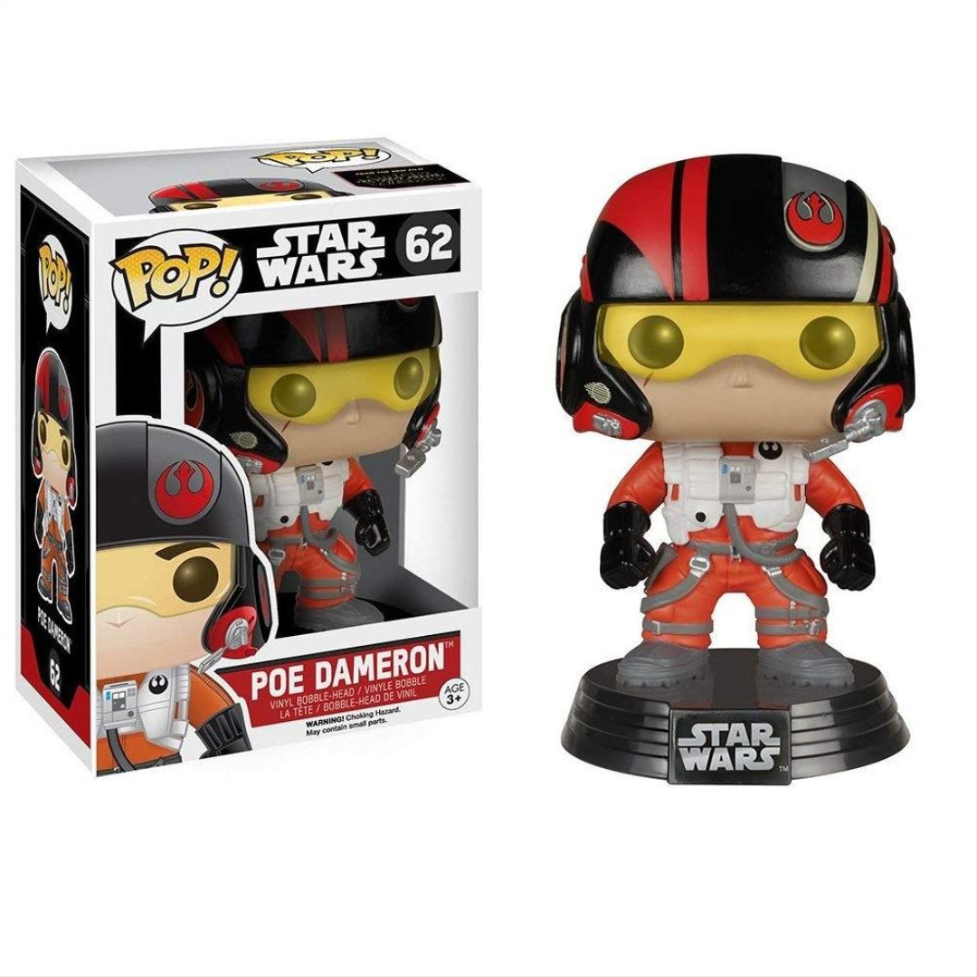 FUNKO POP! Disney Star Wars - The Force Awakens - Poe Dameron Toy - Maqio