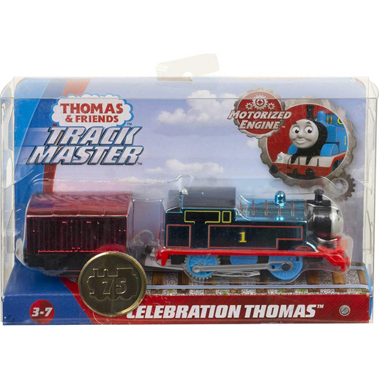Thomas & Friends Trackmaster 75th Anniversary Celebration Thomas Motorized Engine Toy Train