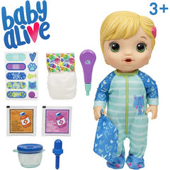 Baby Alive Mix My Medicine Baby Doll &  Kitty Cat Pyjamas