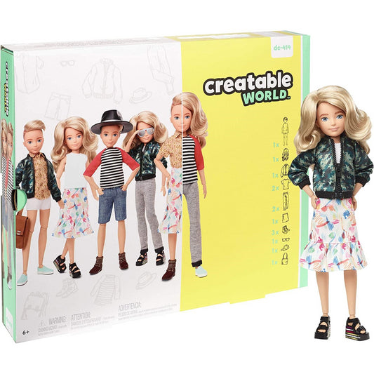 CREATABLE WORLD GGT67 Deluxe Character Kit Customisable Doll - Maqio