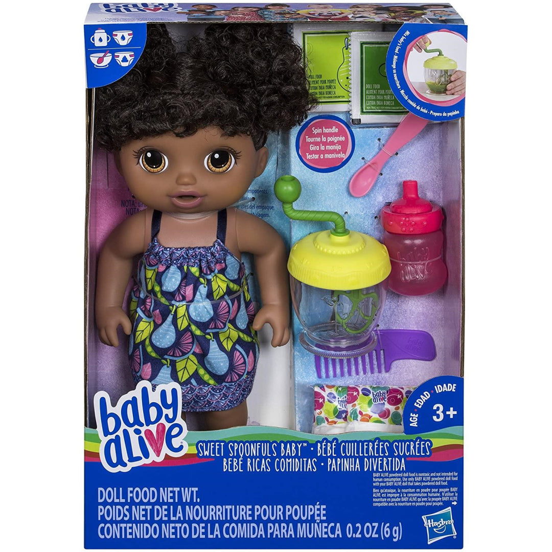 Baby Alive Sweet Spoonfuls Baby African American E0362 - Maqio