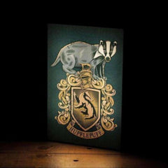 Official Harry Potter Luminart Hufflepuff Wall Art Touch Activated Night Light - Maqio