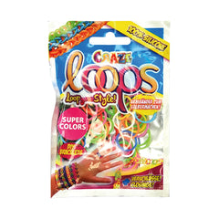 Craze Loops Starter pack Mix Colours 100 Pack - Super Colours
