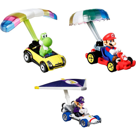 Hot Wheels Mario Kart Set of 3 Die-cast Vehicles