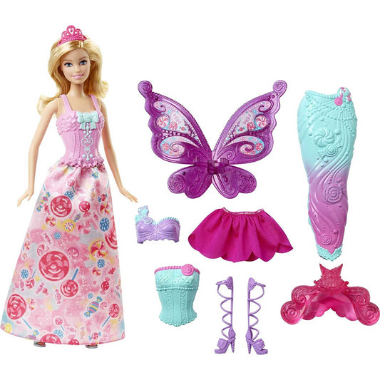 Barbie Fairytale Dress Up & Mermaid Doll