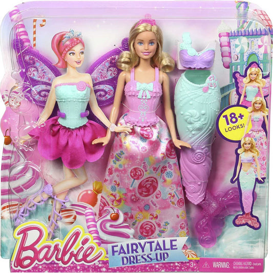 Barbie Fairytale Dress Up & Mermaid Doll