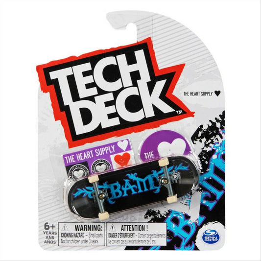 Tech Deck Skateboard Single 96mm Fingerboard - The Heart Supply (Bam)
