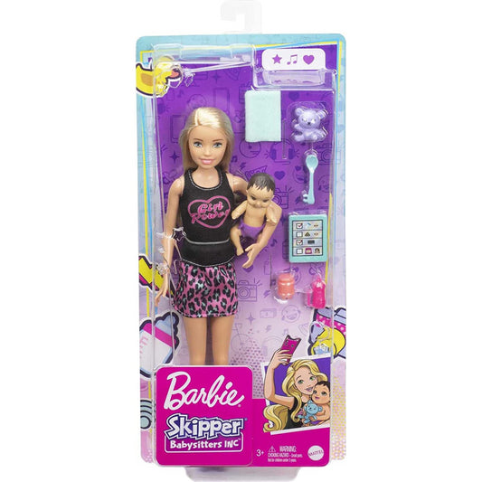 Barbie Skipper Babysitters Inc Blonde Dolls and Accessories