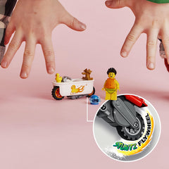Lego City Stuntz Bathtub Stunt Set With Toy Motorbike 60333