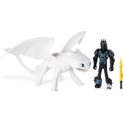 Dreamworks Dragons with Armoured Viking Figure