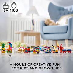 Lego Classic 90 Years of Play Building Set, Bricks Box with 15 Mini Builds - 11021