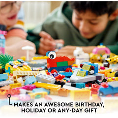 Lego Classic 90 Years of Play Building Set, Bricks Box with 15 Mini Builds - 11021
