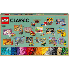 Lego Classic 90 Years of Play Building Set, Bricks Box with 15 Mini Builds - 11021