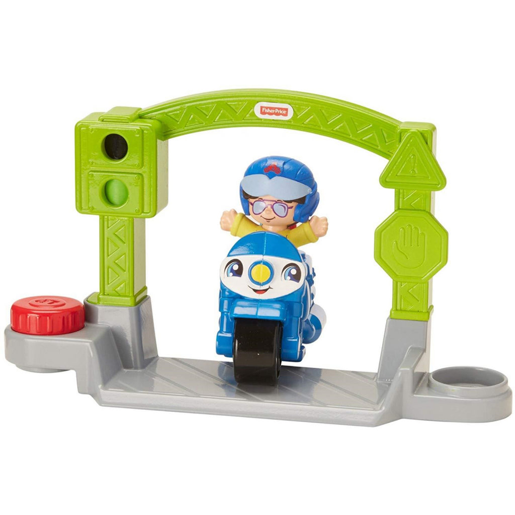 Fisher-Price DYR83 Little People Stop & Go Police Motorcycle - Maqio