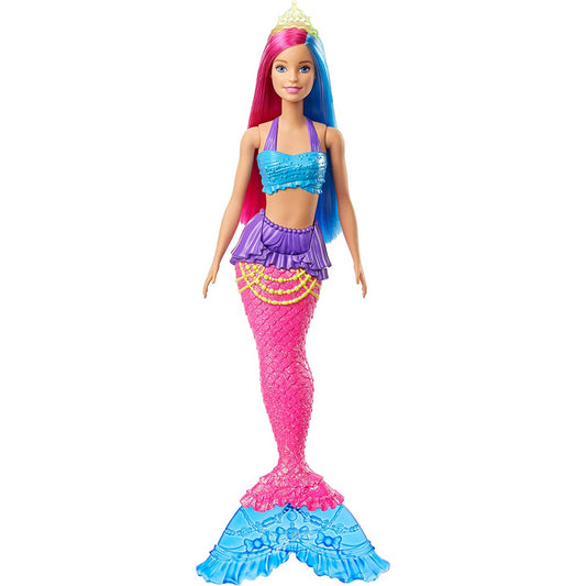 Barbie Dreamtopia Mermaid Doll 12-Inch Pink And Blue Hair With Tiara