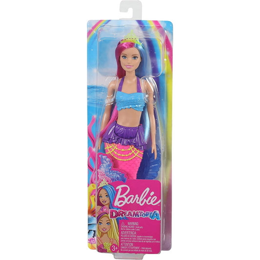 Barbie Dreamtopia Mermaid Doll 12-Inch Pink And Blue Hair With Tiara