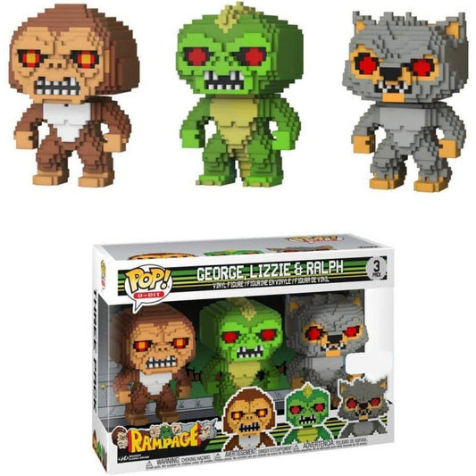 Funko Pop Vinyl George Lizzie Ralph Characters Multipack Collectible Figure