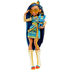 Monster High Doll and Pet Dog Posable Fashion Doll - Cleo De Nile
