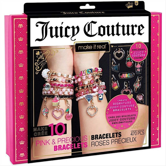 Make It Real Juicy Couture Bracelet Making Kit in Pink and Precious Colours